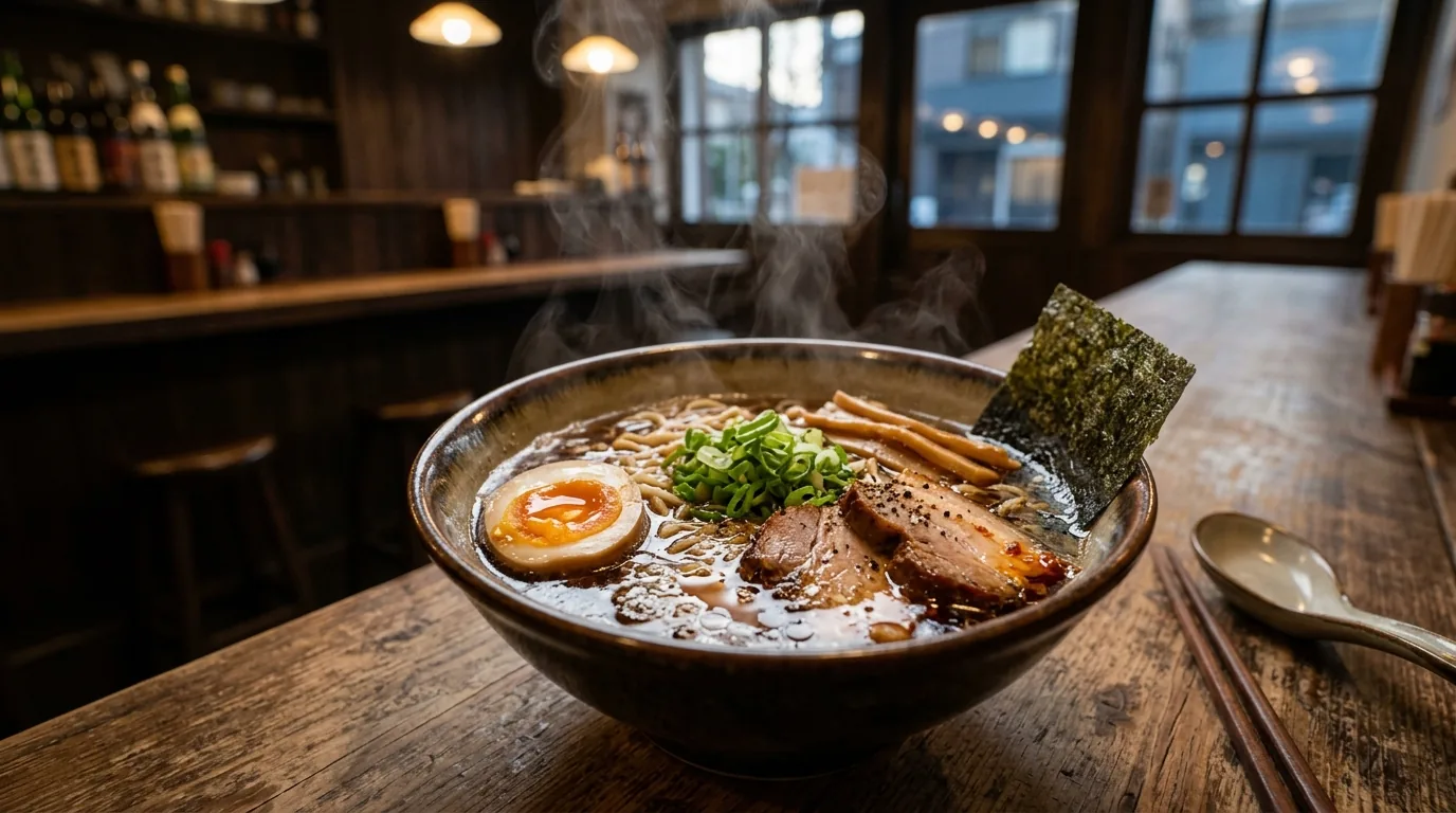 ラーメンの店内のイメージ写真